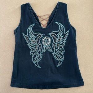 { Harley-Davidson } - Lace-Up Tank